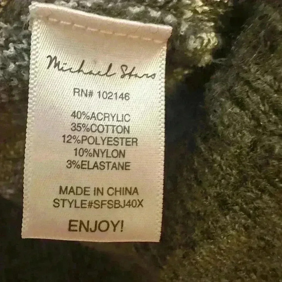 Michael Stars Long Sleeve Sweater NWT Plus size 1X and 2X - Picture 3 of 5